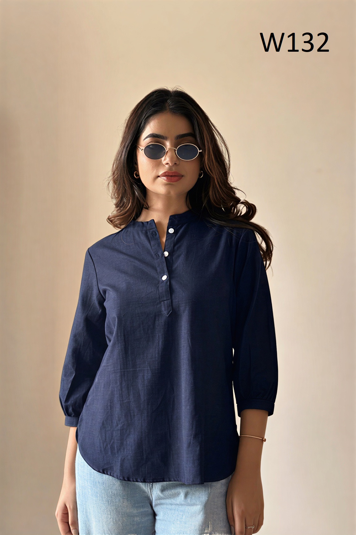 Women Cotton Straight Tunic