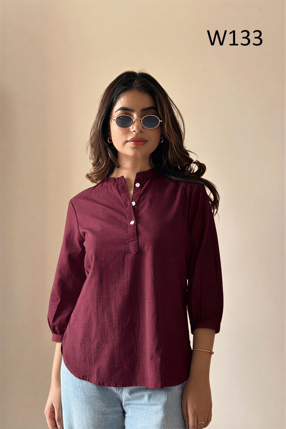 Women Cotton Straight Tunic