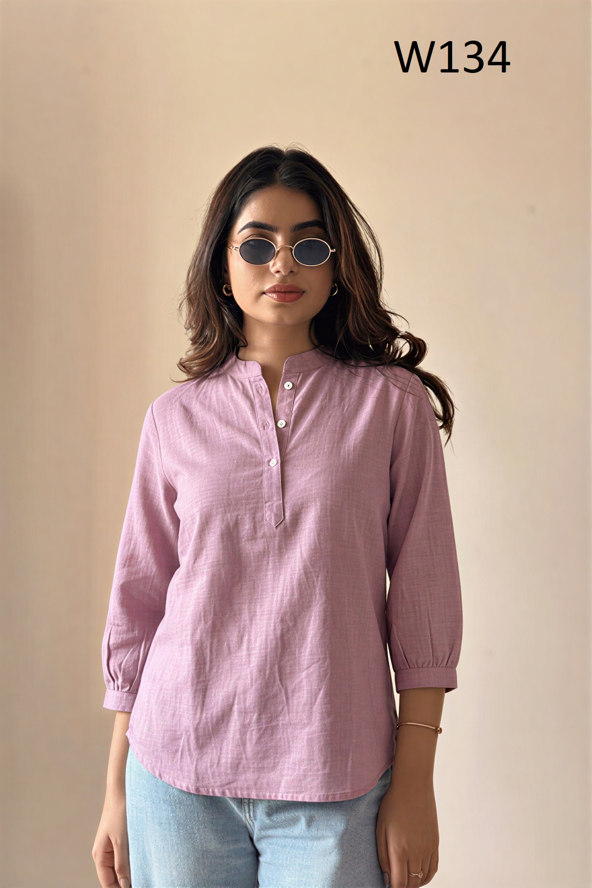 Women Cotton Straight Tunic